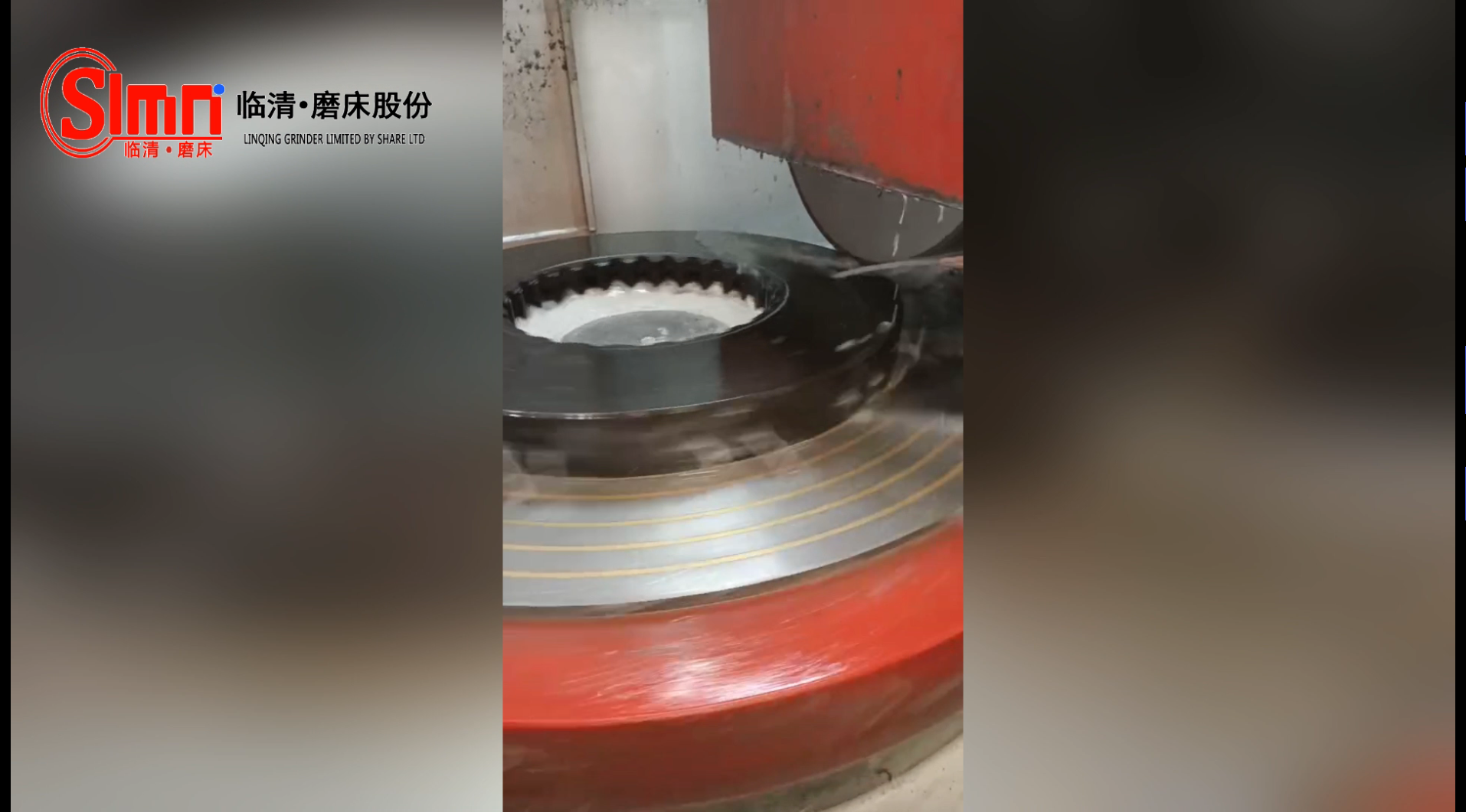臥軸圓臺(tái)磨床磨削碳陶飛機(jī)剎車(chē)盤(pán)